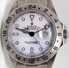 Replica Rolex Explorer II White Dial Stainless Steel Watch